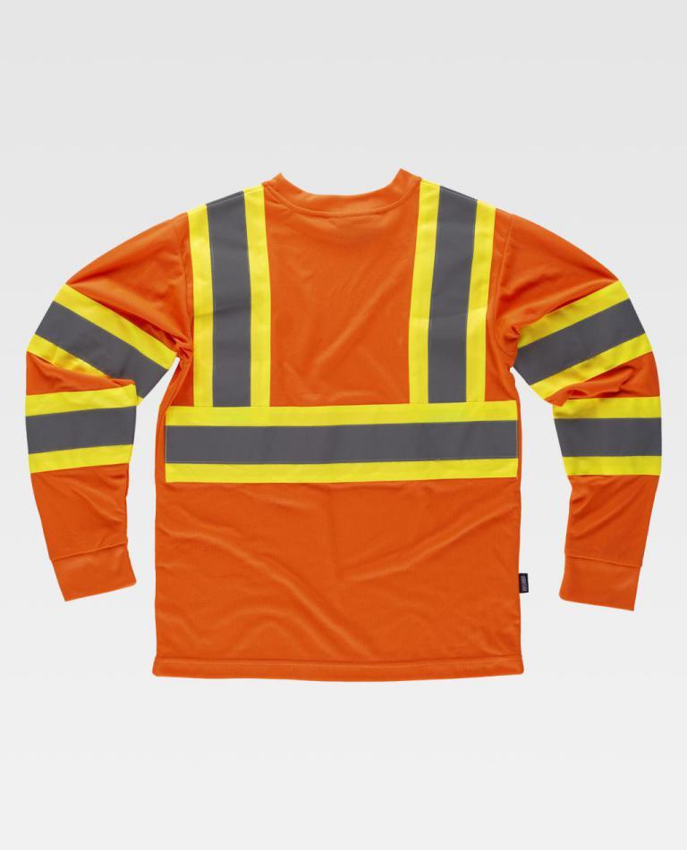 Camiseta Workteam C3633 Naranja AV / Amarillo AV