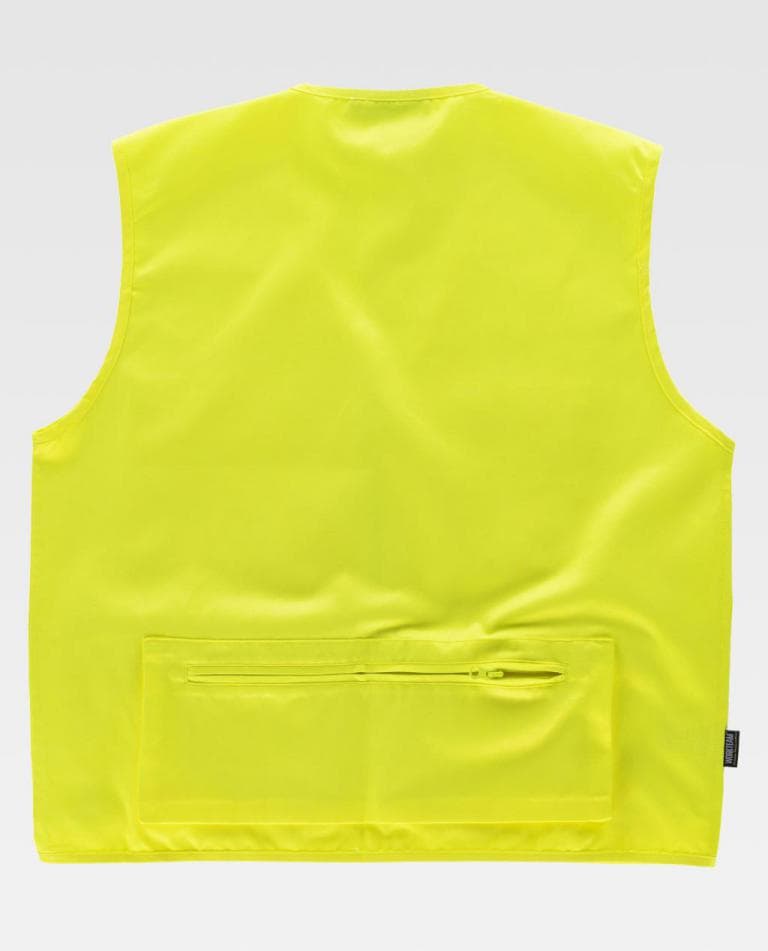 Chaleco Workteam C3640 Amarillo Flúor