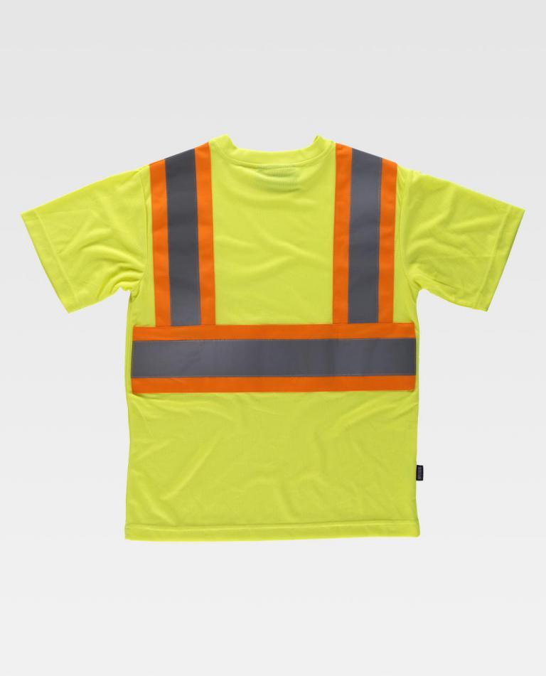 Camiseta Workteam C3645 Amarillo AV / Naranja AV