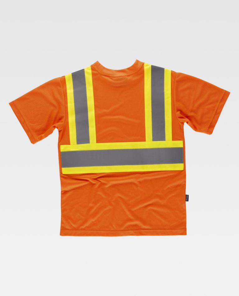 Camiseta Workteam C3645 Naranja AV / Amarillo AV