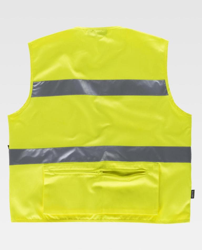 Chaleco Workteam C3647 Amarillo Flúor