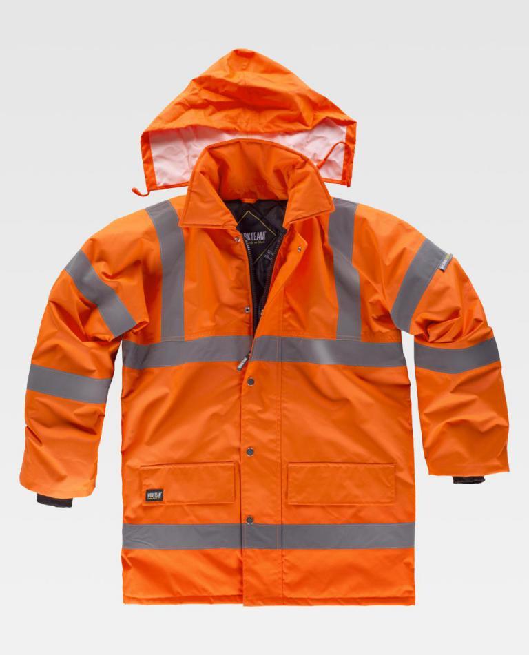 Parka Workteam C3700 Naranja AV