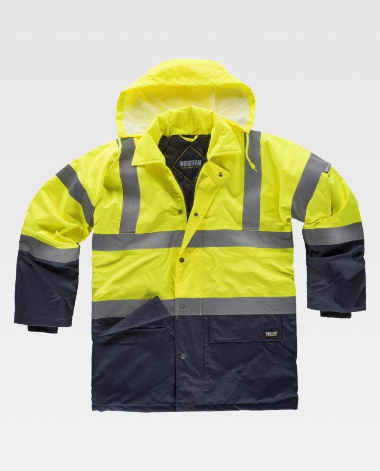 Parka Workteam C3710 Amarillo AV / Marino