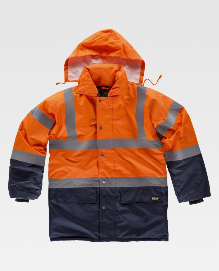 Parka Workteam C3710 Naranja AV / Marino