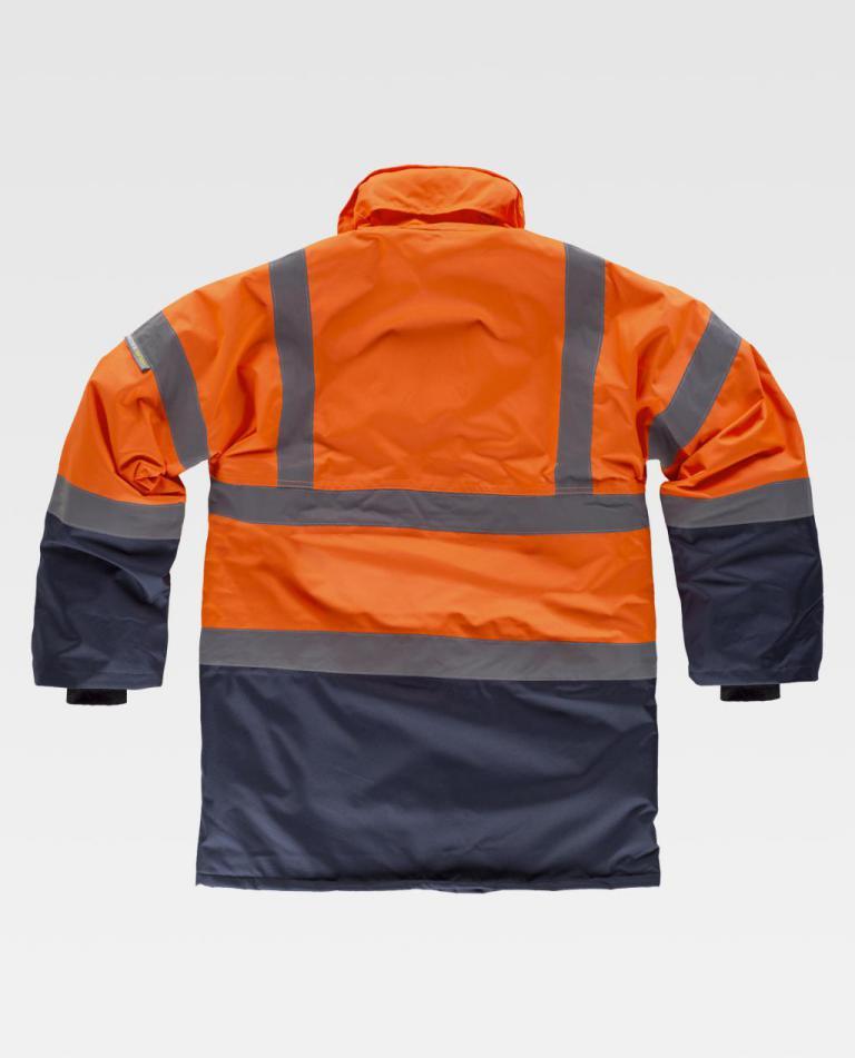 Parka Workteam C3710 Naranja AV / Marino