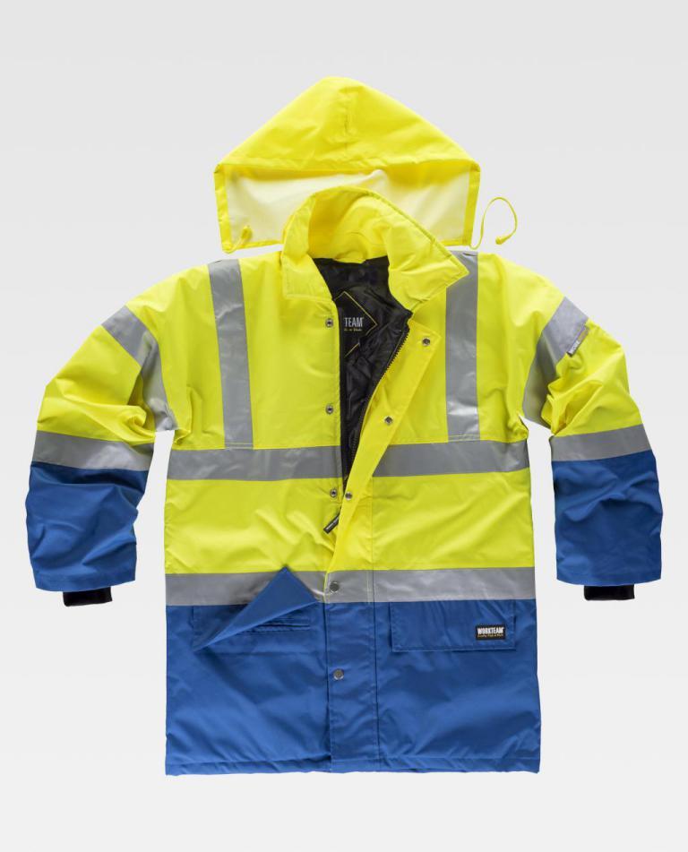 Parka Workteam C3711 Azulina / Amarillo AV