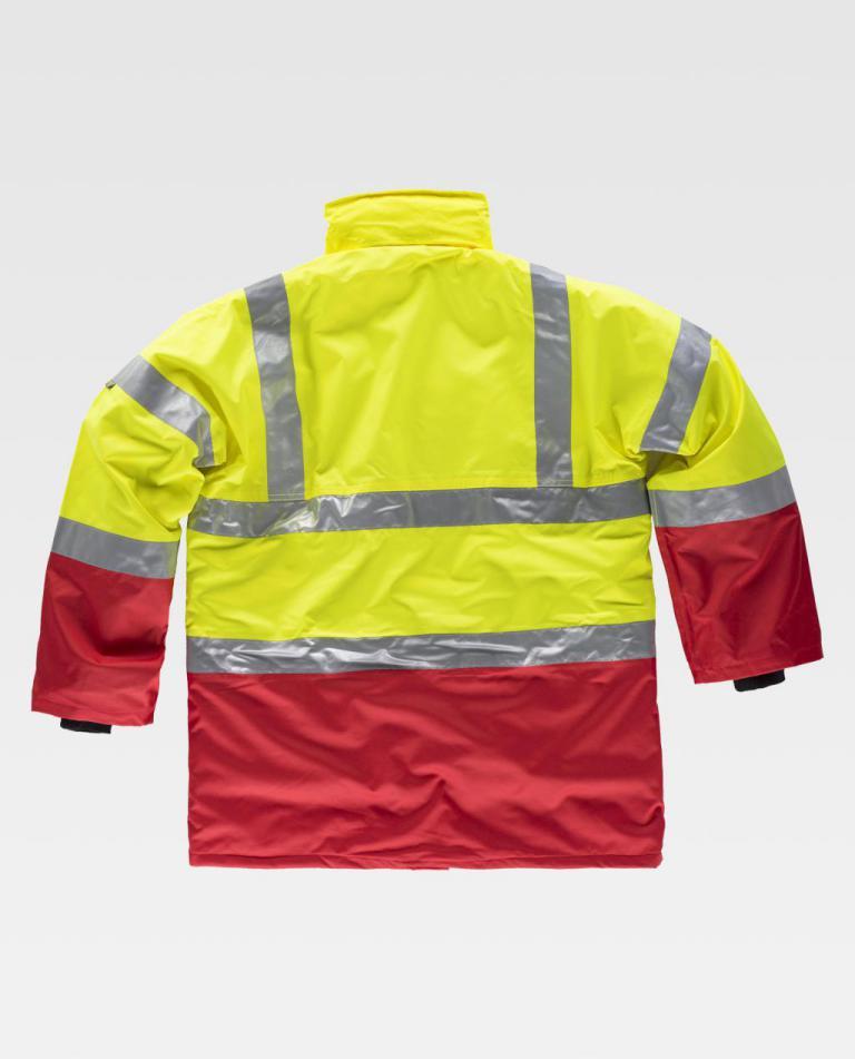 Parka Workteam C3711 Rojo / Amarillo AV