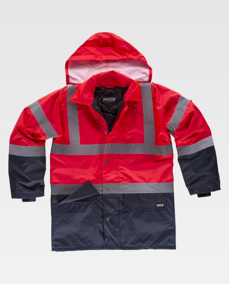 Parka Workteam C3717 Rojo AV / Marino