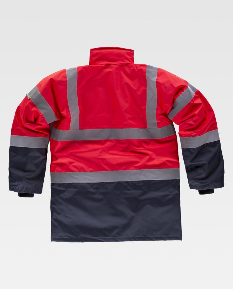 Parka Workteam C3717 Rojo AV / Marino