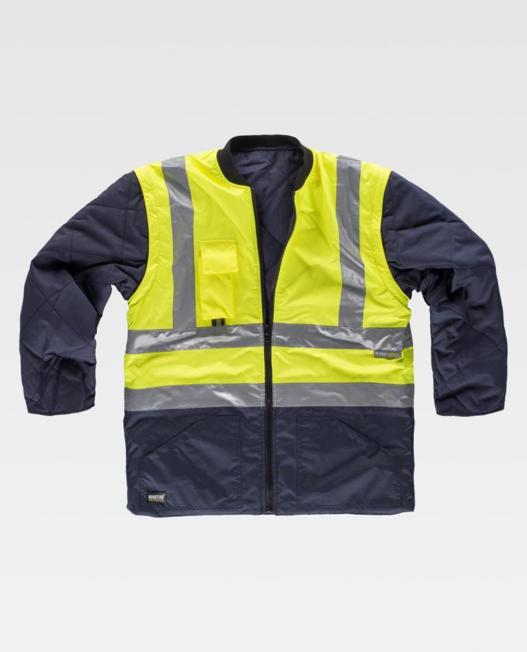 Parka Workteam C3735 Marino / Amarillo AV