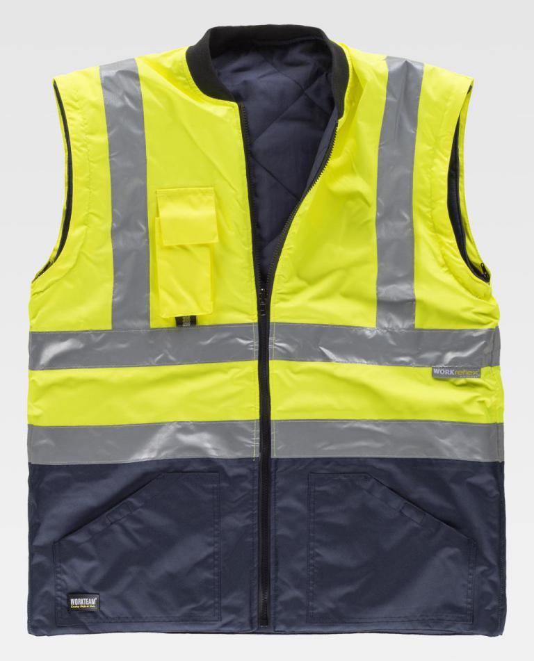 Parka Workteam C3735 Marino / Amarillo AV
