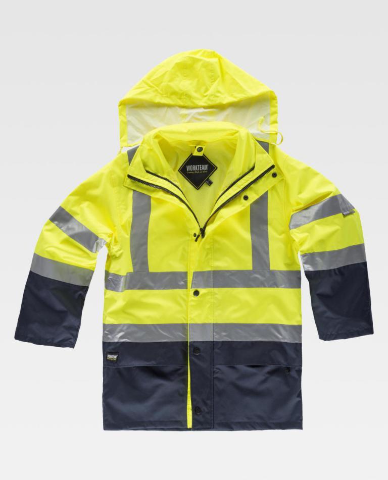 Parka Workteam C3745 Marino / Amarillo AV