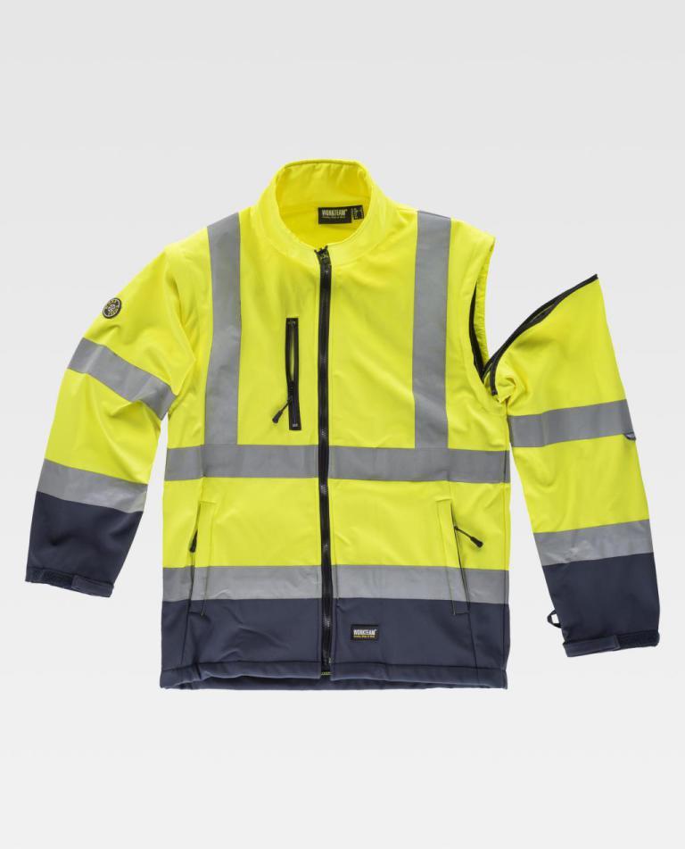 Parka Workteam C3745 Marino / Amarillo AV