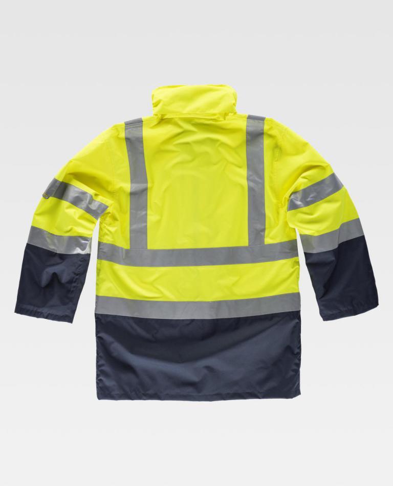 Parka Workteam C3745 Marino / Amarillo AV