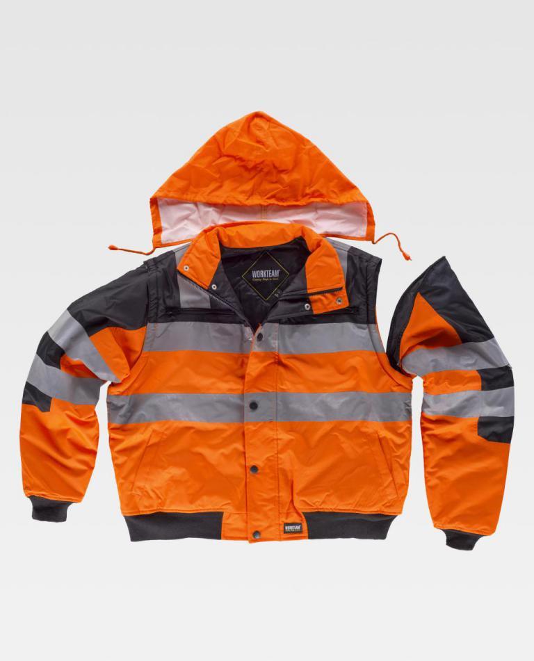 Piloto Workteam C3750 Negro / Naranja AV