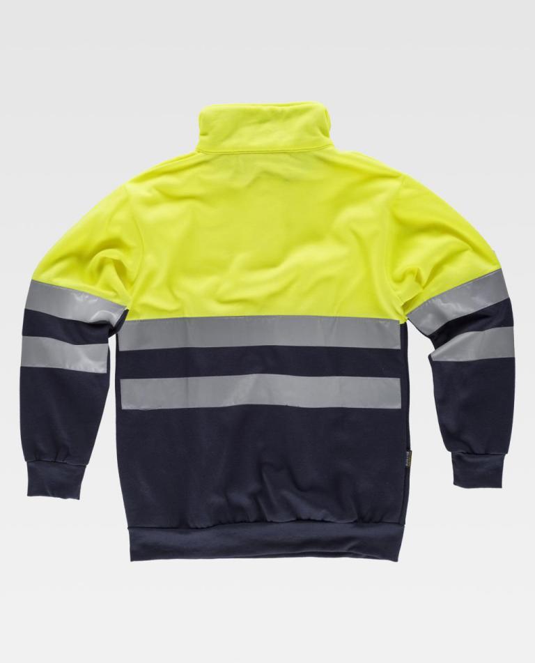 Sudadera Workteam C3839 Marino / Amarillo AV