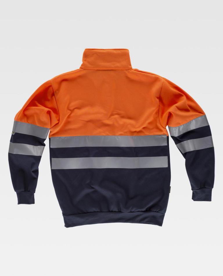 Sudadera Workteam C3839 Marino / Naranja AV