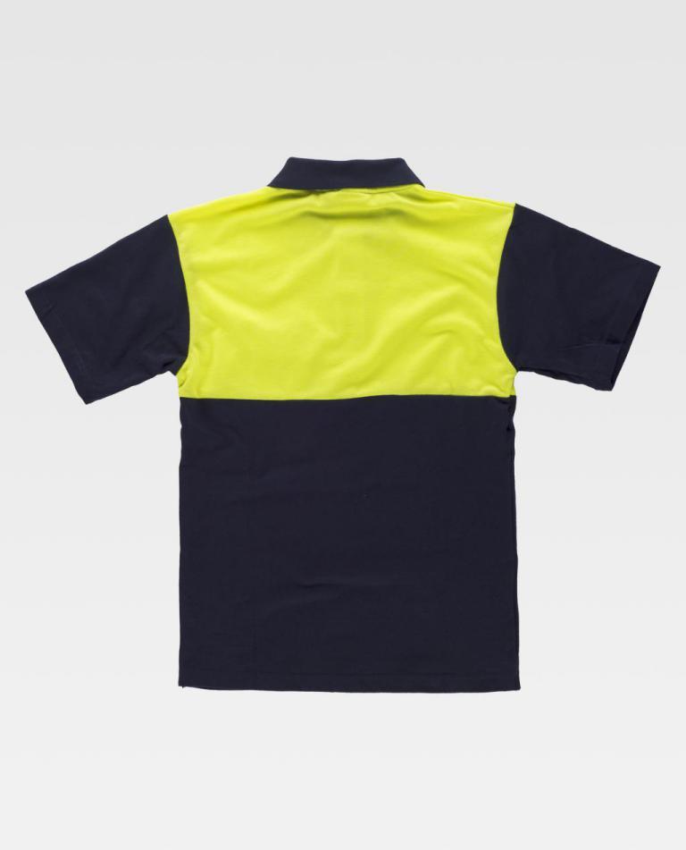 Polo Workteam C3840 Marino / Amarillo Flúor