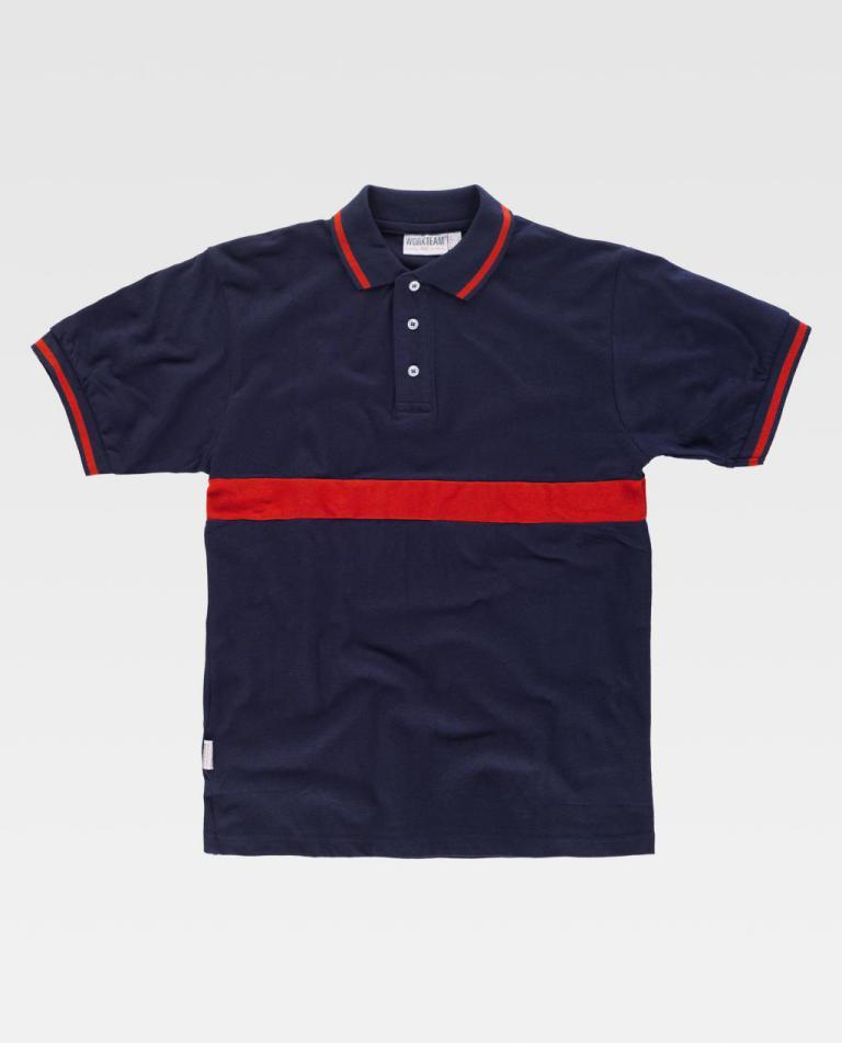 Polo Workteam C3850 Marino / Rojo