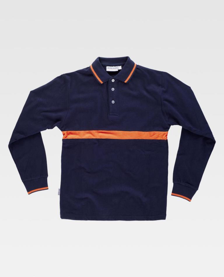 Polo Workteam C3852 Marino / Naranja