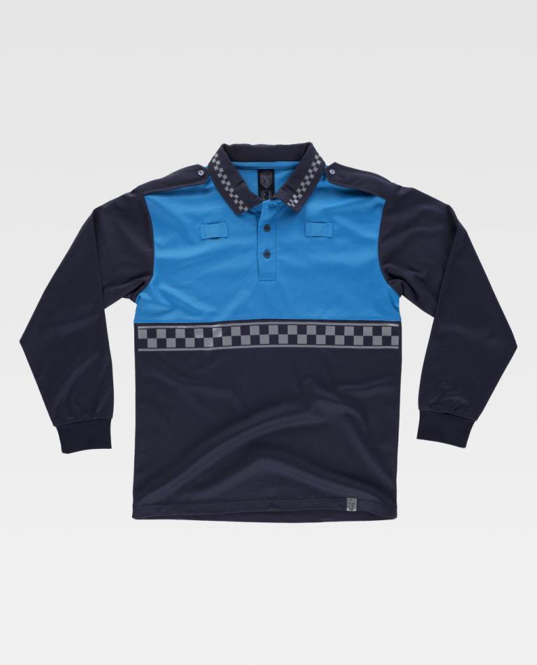 Polo Workteam C3856 Marino / Celeste