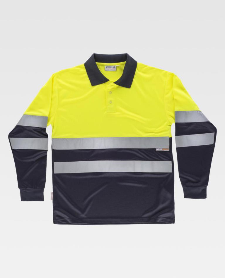 Polo Workteam C3870 Amarillo AV / Marino