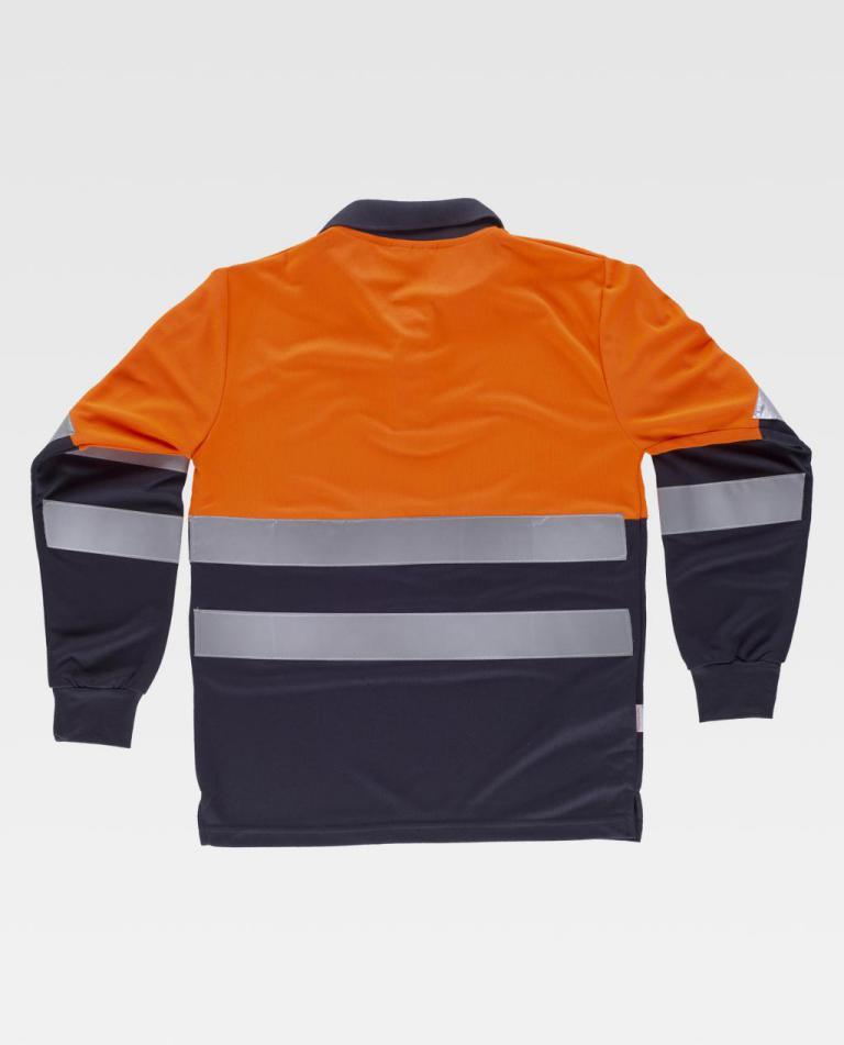 Polo Workteam C3870 Naranja AV / Marino