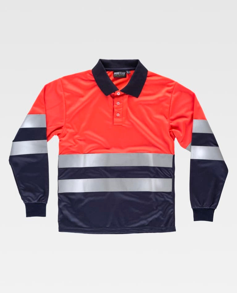 Polo Workteam C3877 Rojo AV / Marino