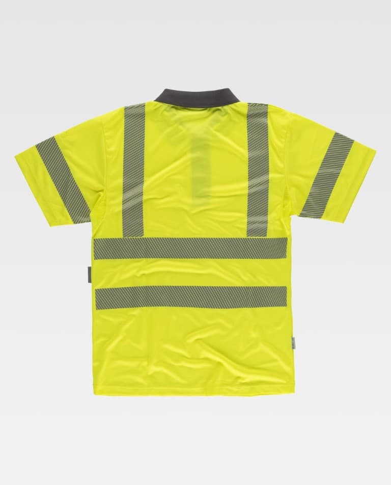 Polo Workteam C3882 Amarillo AV / Gris Oscuro