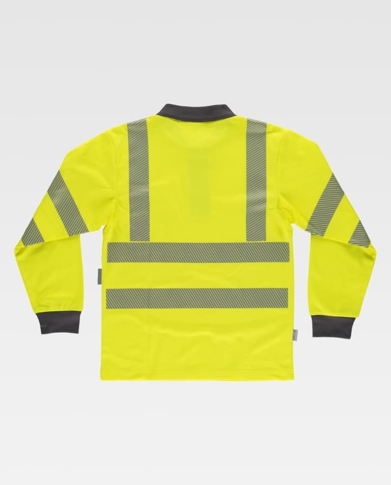Polo Workteam C3883 Amarillo AV / Gris Oscuro