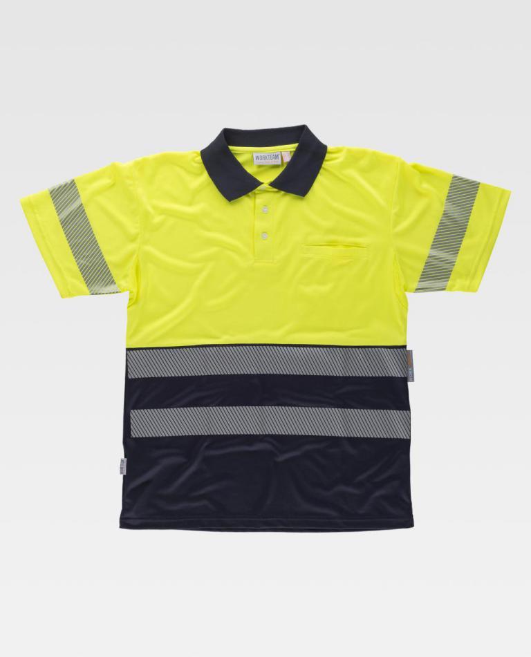 Polo Workteam C3890 Marino / Amarillo AV