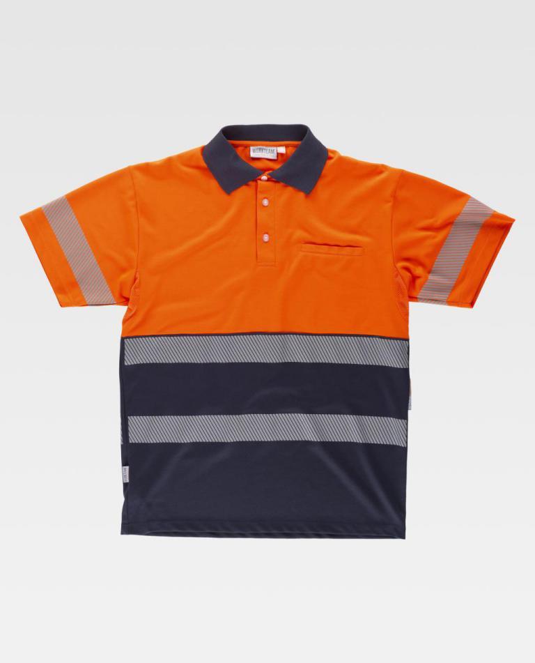 Polo Workteam C3890 Marino / Naranja AV