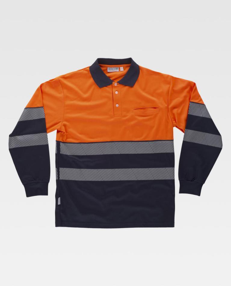 Polo Workteam C3891 Marino / Naranja AV