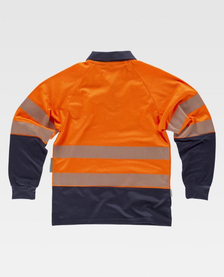 Polo Workteam C3896 Naranja AV / Marino
