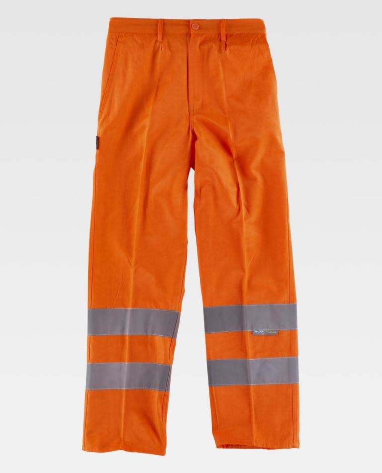 Pantalón Workteam C3915 Naranja AV