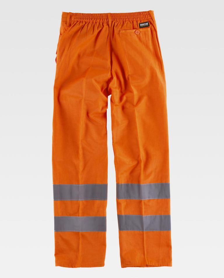Pantalón Workteam C3915 Naranja AV