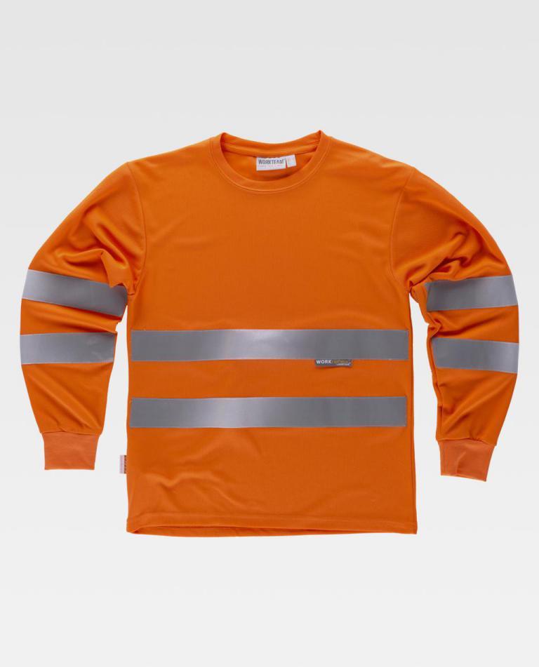Camiseta Workteam C3933 Naranja AV