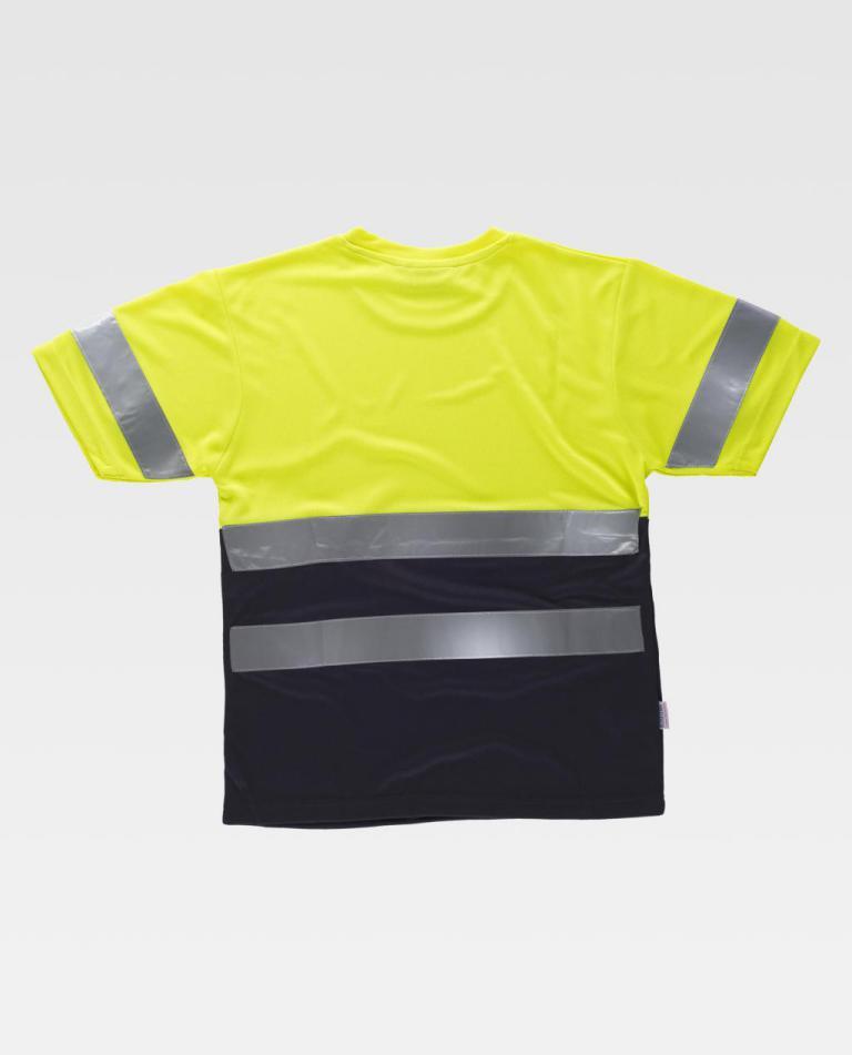 Camiseta Workteam C3941 Amarillo AV / Marino