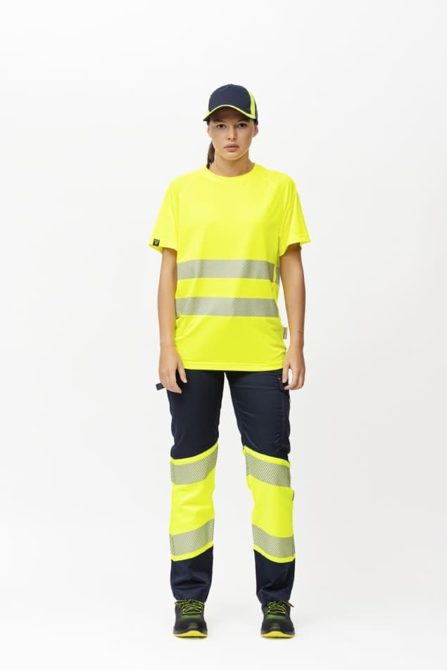 Camiseta Workteam C3970 Amarillo AV