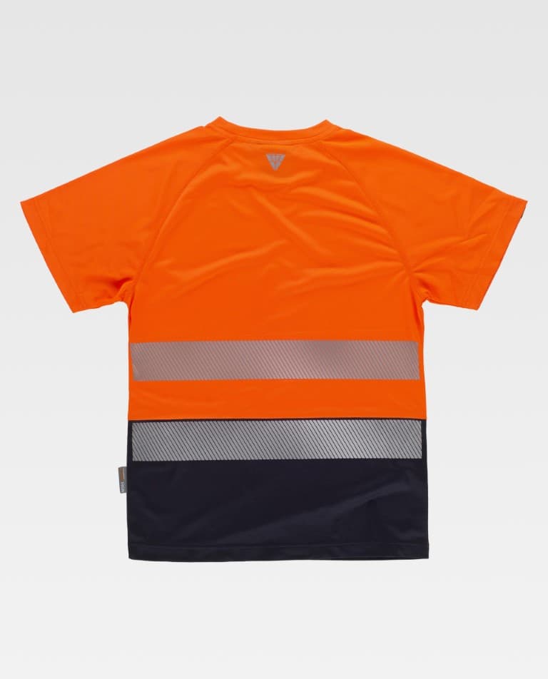 Camiseta Workteam C3975 Naranja AV / Marino