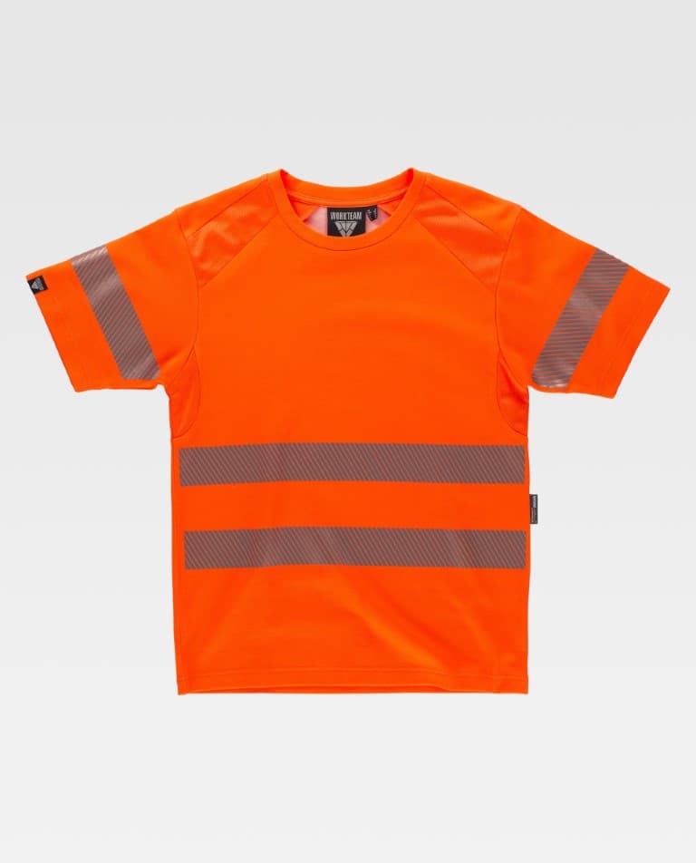 Camiseta Workteam C3980 Naranja AV