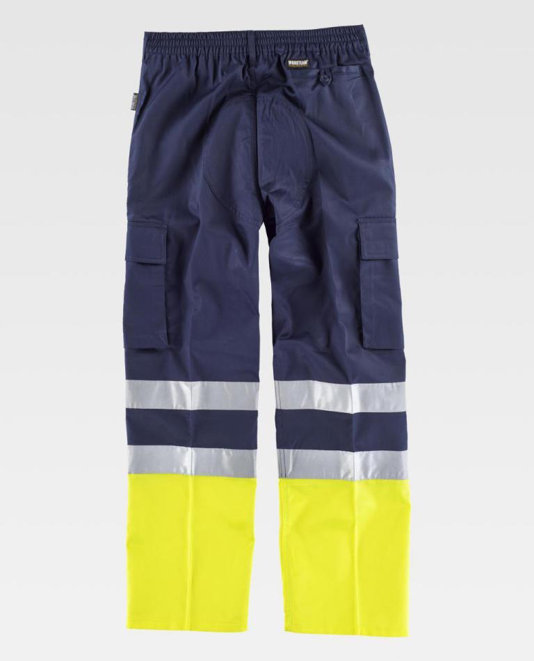 Pantalón Workteam C4014 Marino / Amarillo AV