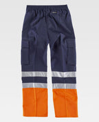 Pantalón Workteam C4014 Marino / Naranja AV