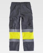 Pantalón Workteam C4018 Gris / Amarillo AV