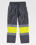Pantalón Workteam C4018 Gris / Amarillo AV