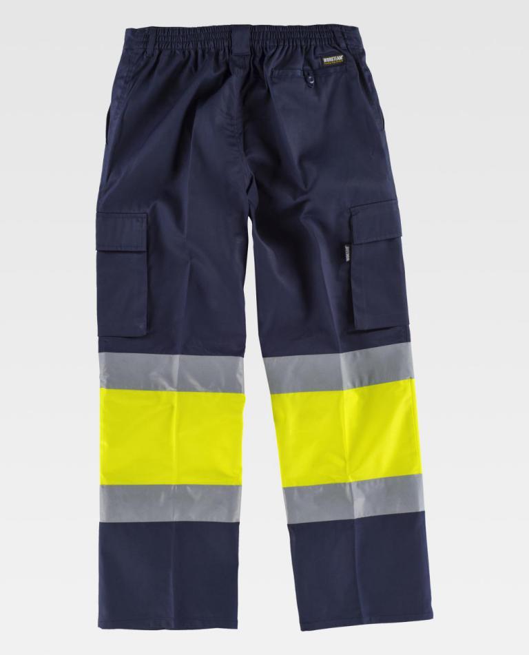 Pantalón Workteam C4018 Marino / Amarillo AV