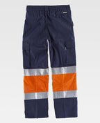 Pantalón Workteam C4018 Marino / Naranja AV