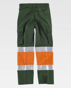 Pantalón Workteam C4018 Verde Oscuro / Naranja AV