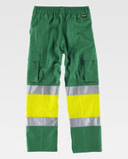 Pantalón Workteam C4018 Verde Pistacho / Amarillo AV