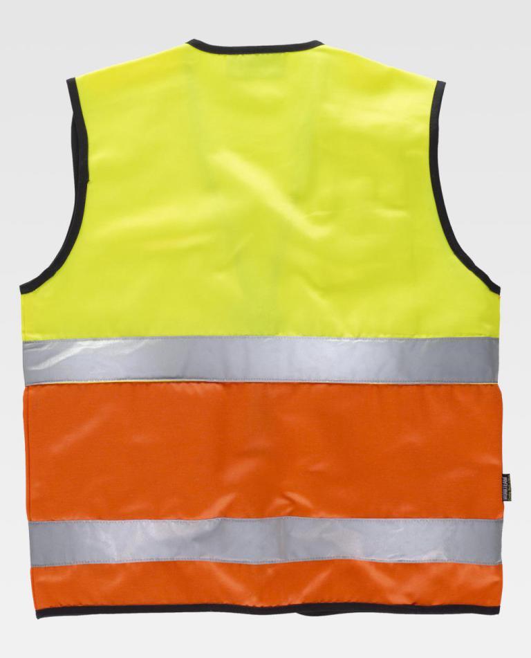Chaleco Workteam C4046 Amarillo AV / Naranja AV